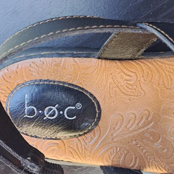 BOC Faux Leather Sandals - Picture 7 of 8